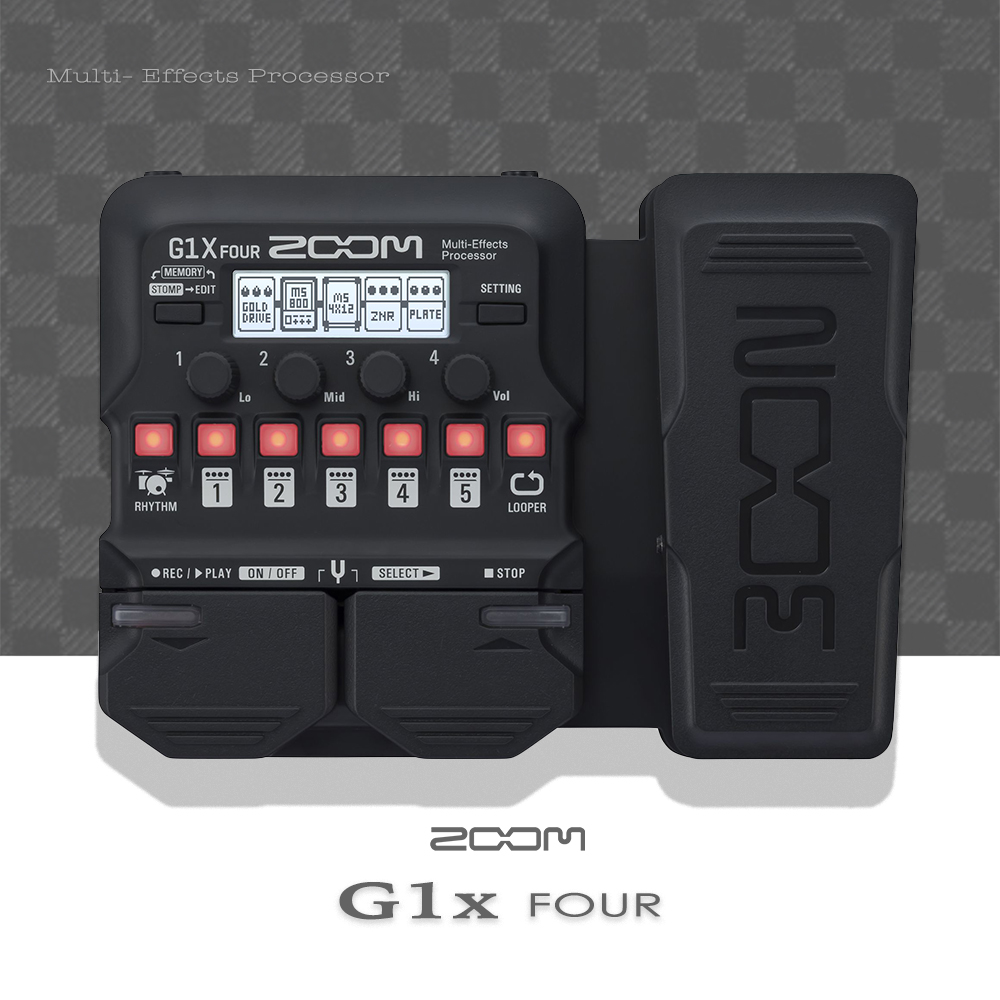 『ZOOM』電吉他綜合效果器 G1X Four / 公司貨保固