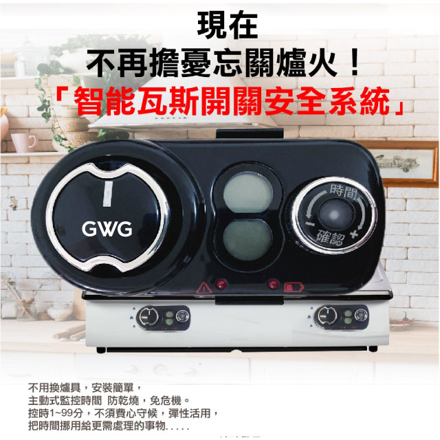 GWG 智能瓦斯開關安全系統(GWG01)1入