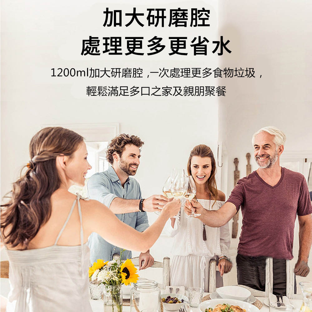 廚餘處理機器 垃圾處理器110V 廚餘機 廚房垃圾粉碎機 大功率研磨機