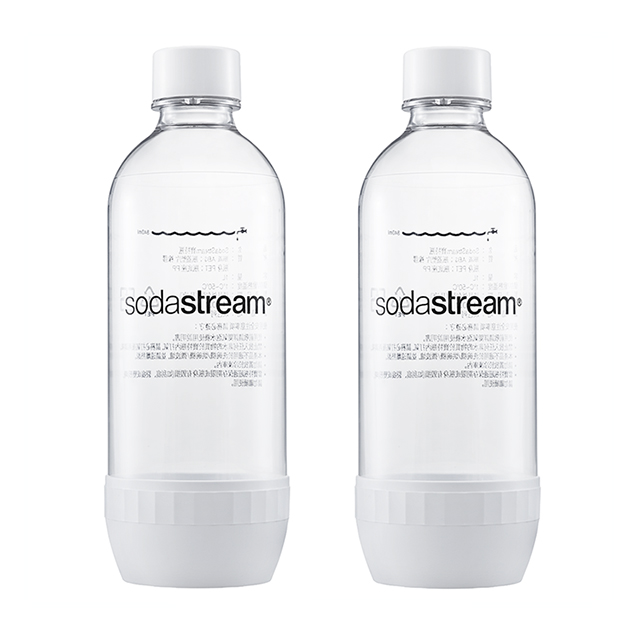 Sodastream寶特瓶1L 2入(白)