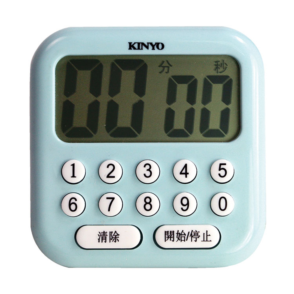 【KINYO】電子式多按鍵大螢幕正倒數計時器(13TC)
