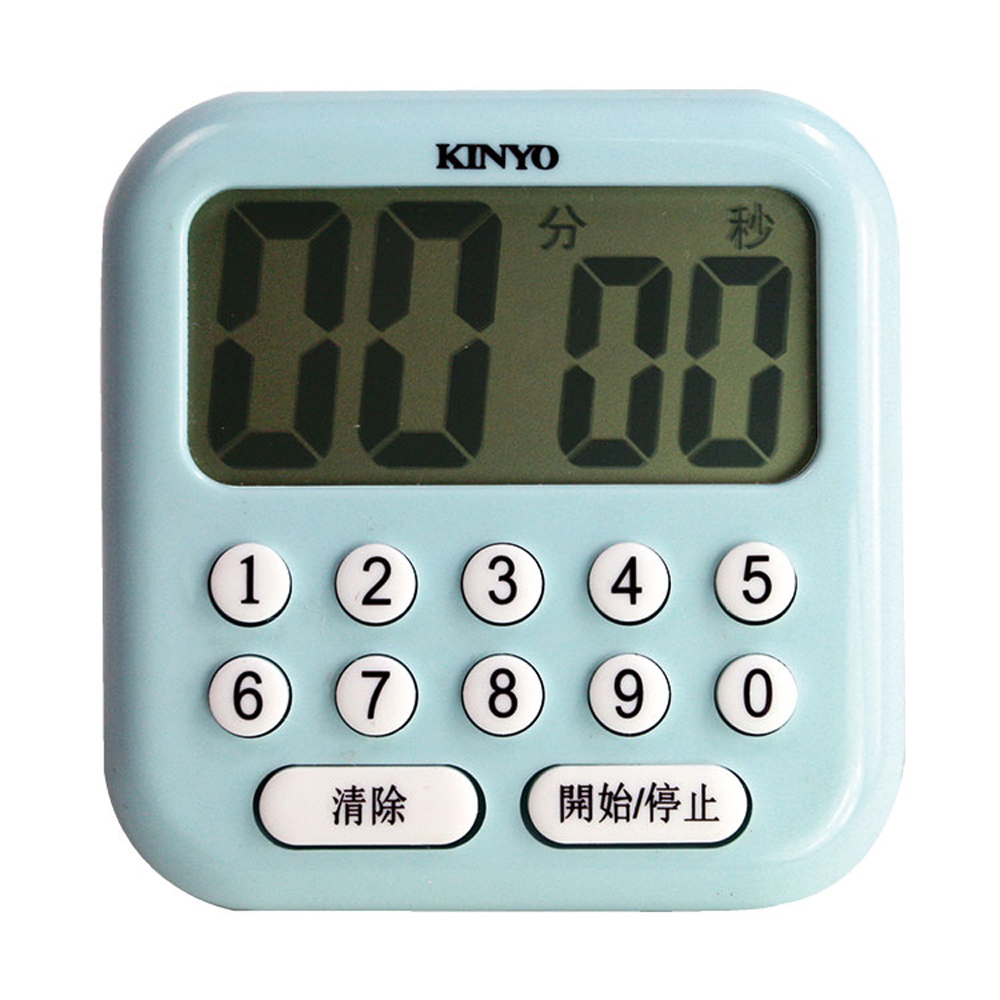 【KINYO】電子式多按鍵大螢幕正倒數計時器