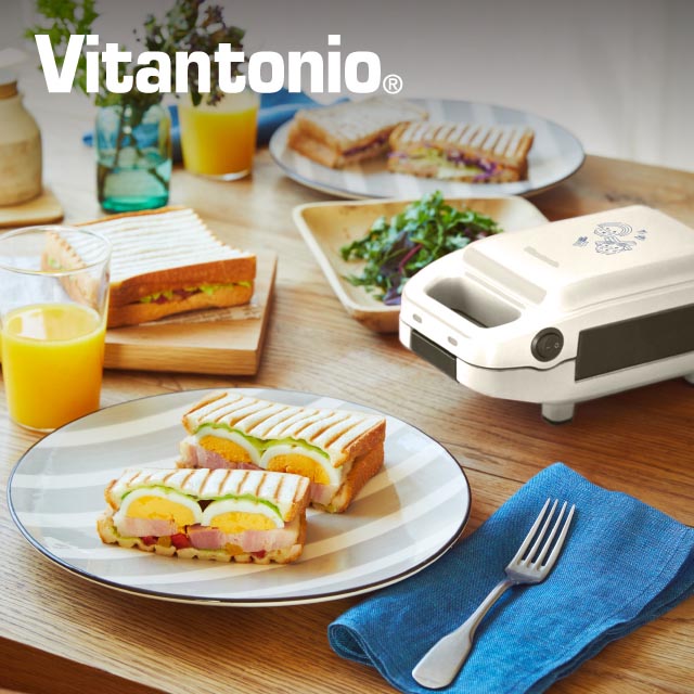 日本Vitantonio X OPEN小將 厚燒熱壓三明治機
