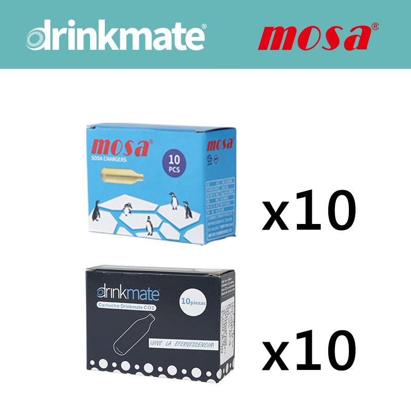 drinkmate / mosa CO2氣彈 小氣彈、氣瓶 10盒