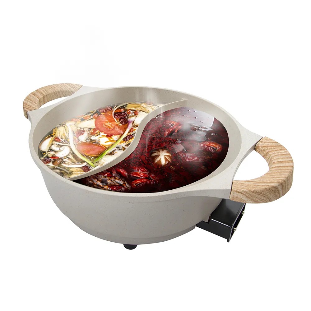 SANLUX 台灣三洋 SANLUX 台灣三洋 多功能料理鴛鴦鍋 DHPS-512CF