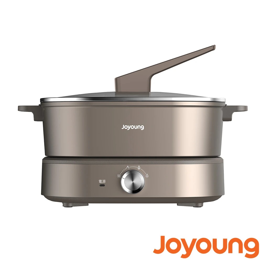 Joyoung九陽 M95 九陽 Joyoung M95 電火鍋,專為2人份家庭設計,採用不鏽鋼內鍋,耐用安全。1500W以上高功率,快速加熱煮食方便。尺寸360x300x252mm,重量5.4kg,適合小空間使用。110V/60Hz電壓,中國原產地,BSMI R3A020認證,享1年保固。金屬色系外觀時尚,完美適合煮湯、火鍋等日常烹飪需求。