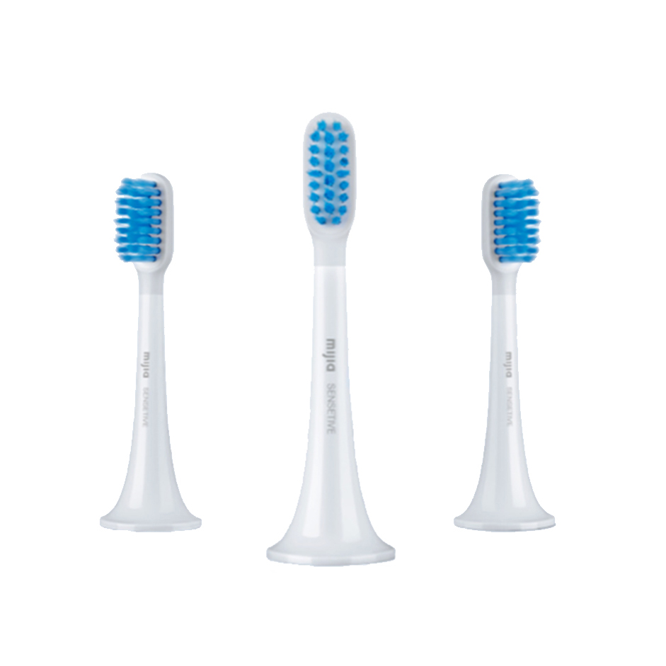 【小米】米家電動牙刷頭T300/500 敏感型 3入裝 電動牙刷頭 替換牙刷頭-2組