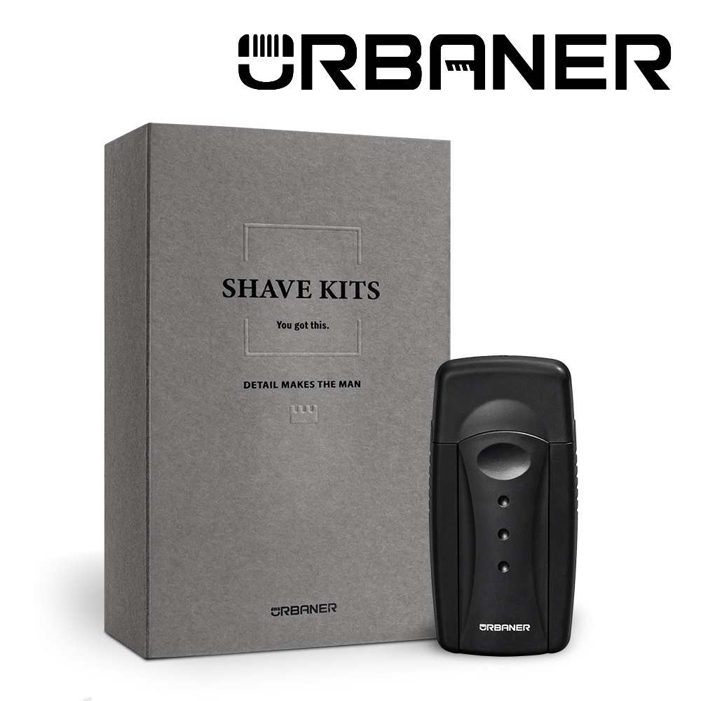 urbaner奧本臺灣製口袋電動刮鬍刀MB-043 (黑色)
