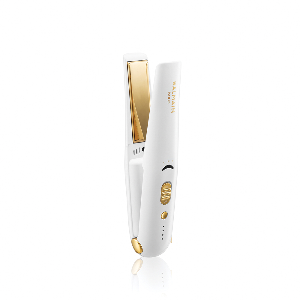 BALMAIN 白色無線隨身造型夾 Cordless Straightener White