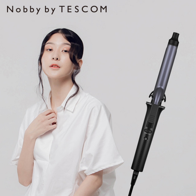 Nobby by TESCOM 日本專業沙龍修護離子電棒捲 NIM3026TW(夜空黑)