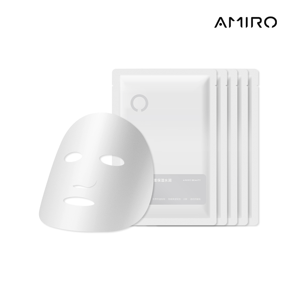 【AMIRO】BEAUTY 光透舒安保濕面膜 25ml (5片裝)