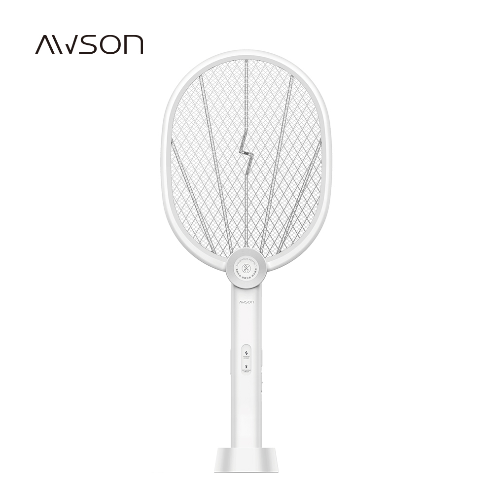 【AWSON】LED紫光誘蚊二合一充電式電蚊拍/捕蚊拍(AML-2365)