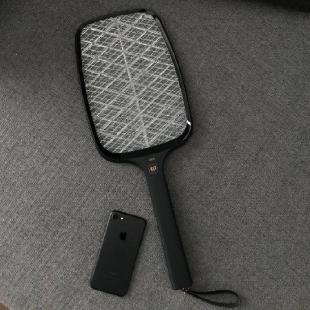 inaday’s 捕蚊達人 福利品 H-350 閃充電蚊拍時尚黑