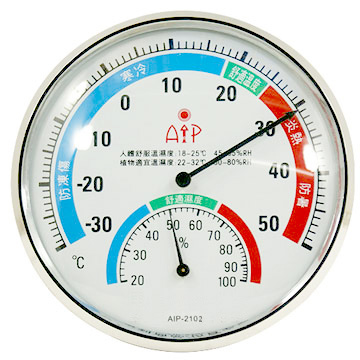 AIP-2102室內/外溫濕度計(小)