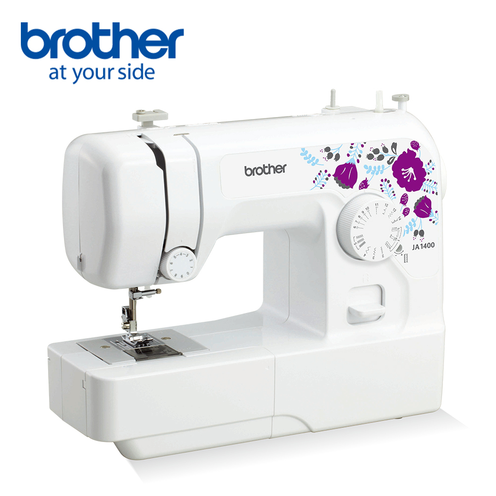 BROTHER 兄弟牌 紫語花仙子實用型縫紉機 JA-1400(入門機型/服裝系必備/縫紉手作適用/加贈初級研習卷)