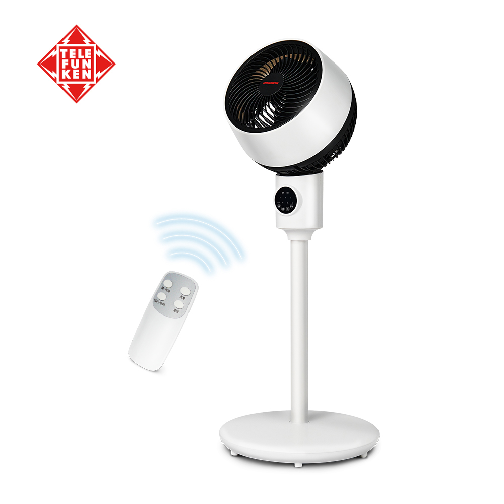 【TELEFUNKEN】德律風根9吋智慧循環立扇 節能 遙控 定時 預約