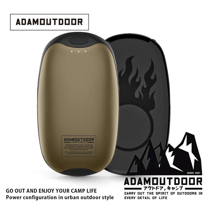 ADAMOUTDOOR｜USB充電式磁吸雙入組 掌心暖爐 ADHW-DUAL500