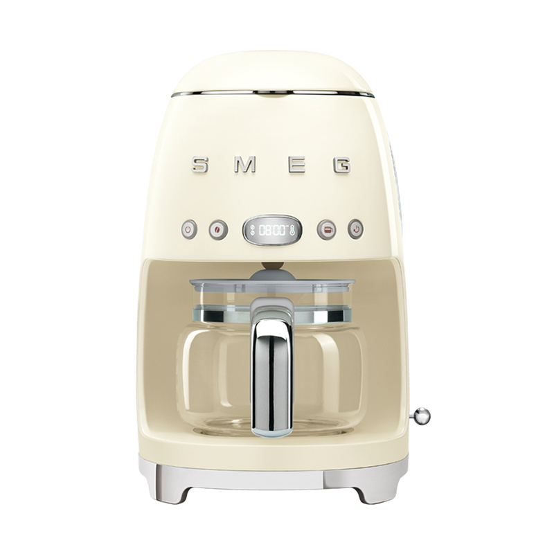 【SMEG】義大利濾滴式咖啡機-奶油色