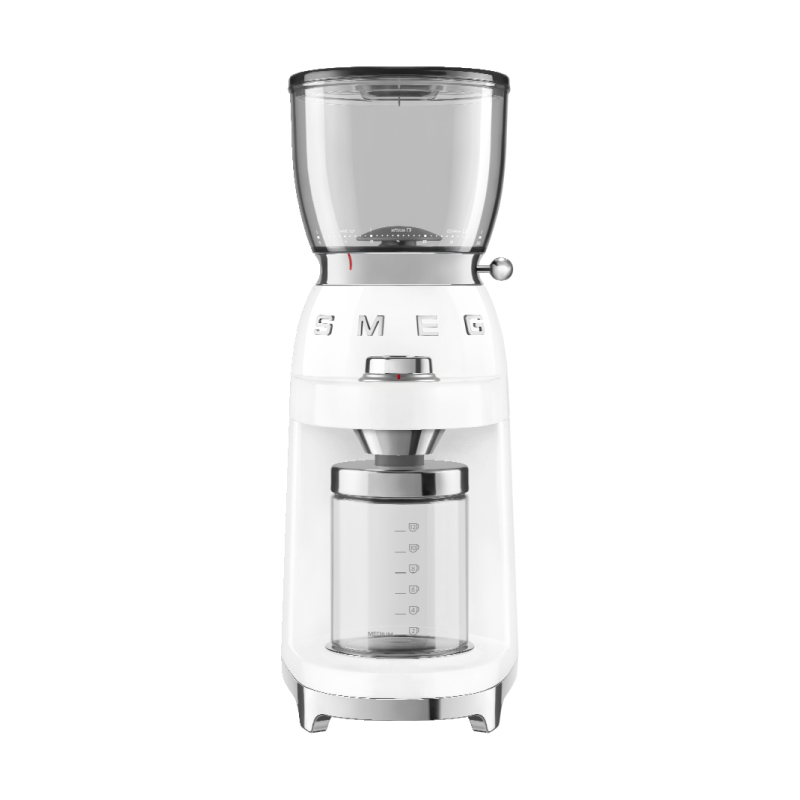 【SMEG】義大利復古美學 定量磨豆機-珍珠白