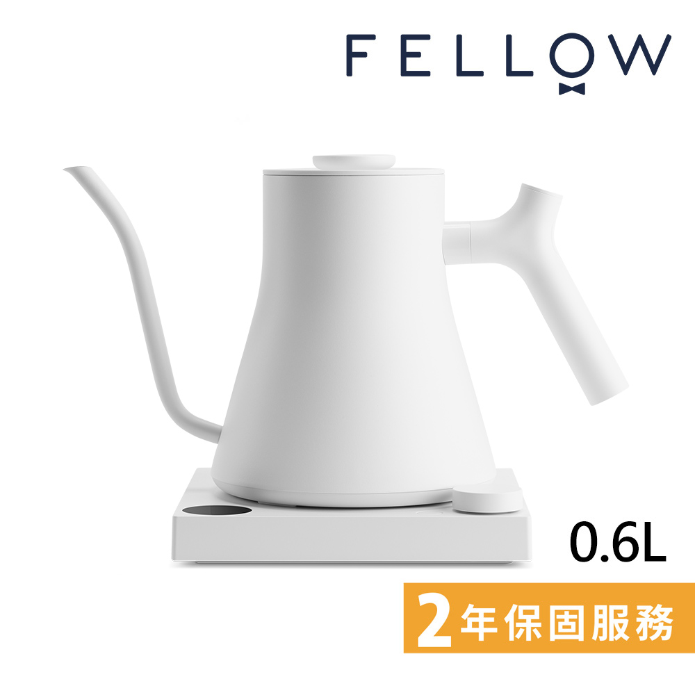 FELLOW Stagg EKG Pro 電子溫控手沖壺 600ml 霧面白(旗艦版/EP26AATW)