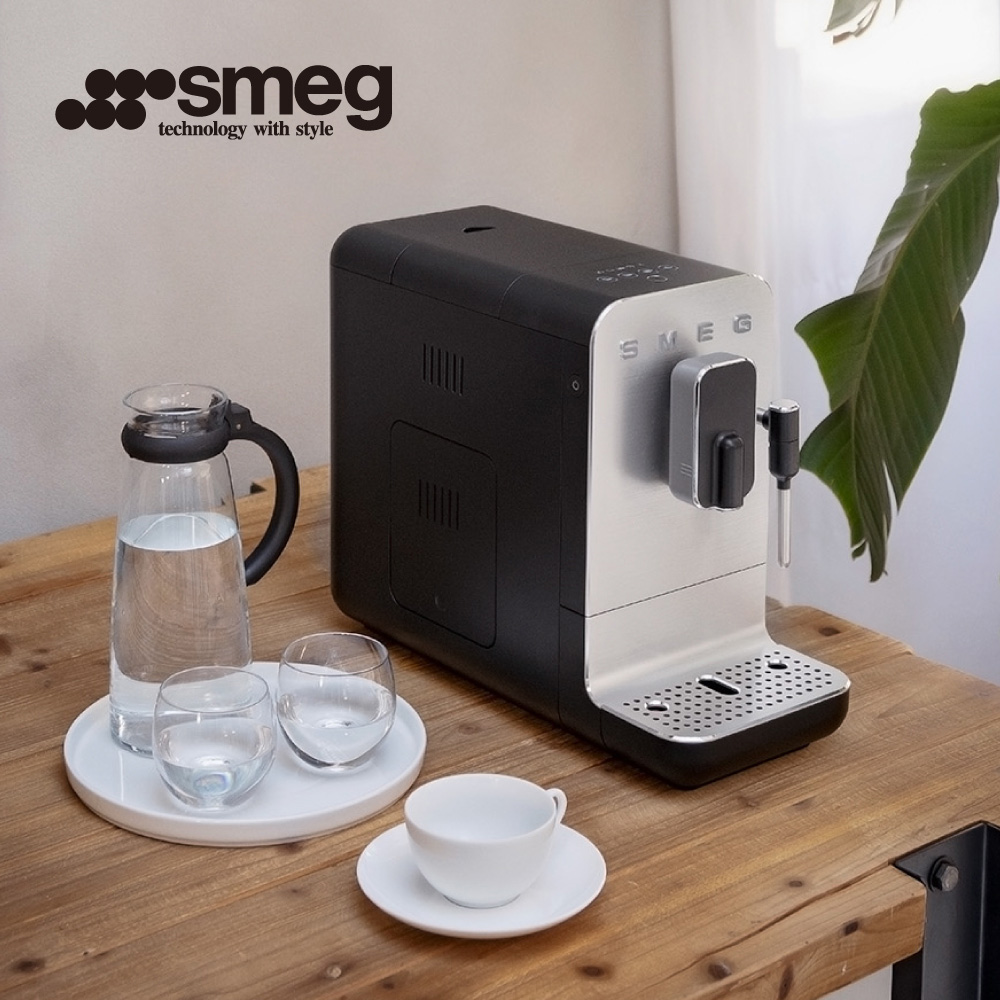 【SMEG】義大利全自動義式咖啡機(BCC12款)-耀巖黑