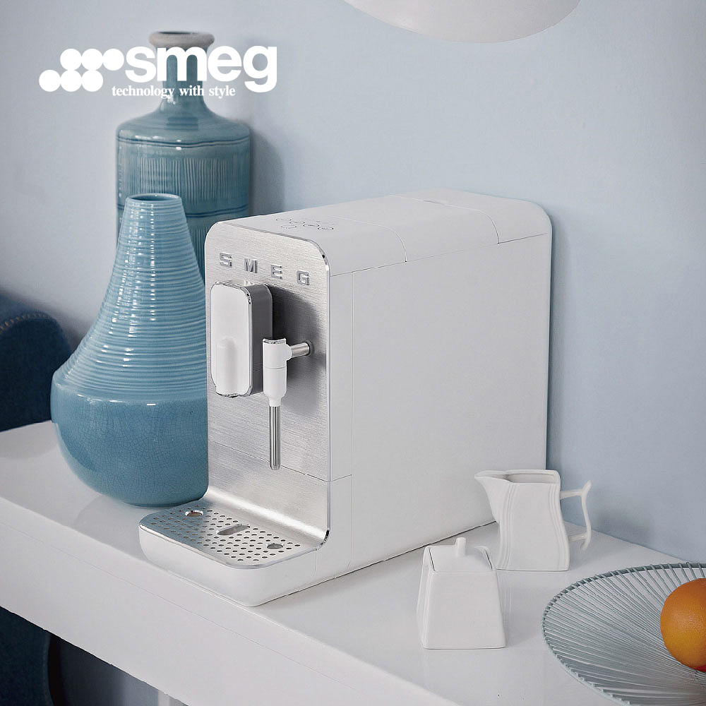 【SMEG】義大利全自動義式咖啡機(BCC12款)-珍珠白