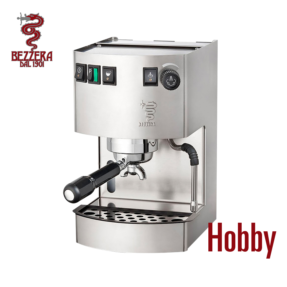 BEZZERA HOBBY 家用半自動咖啡機110V-不銹鋼(HG1194)