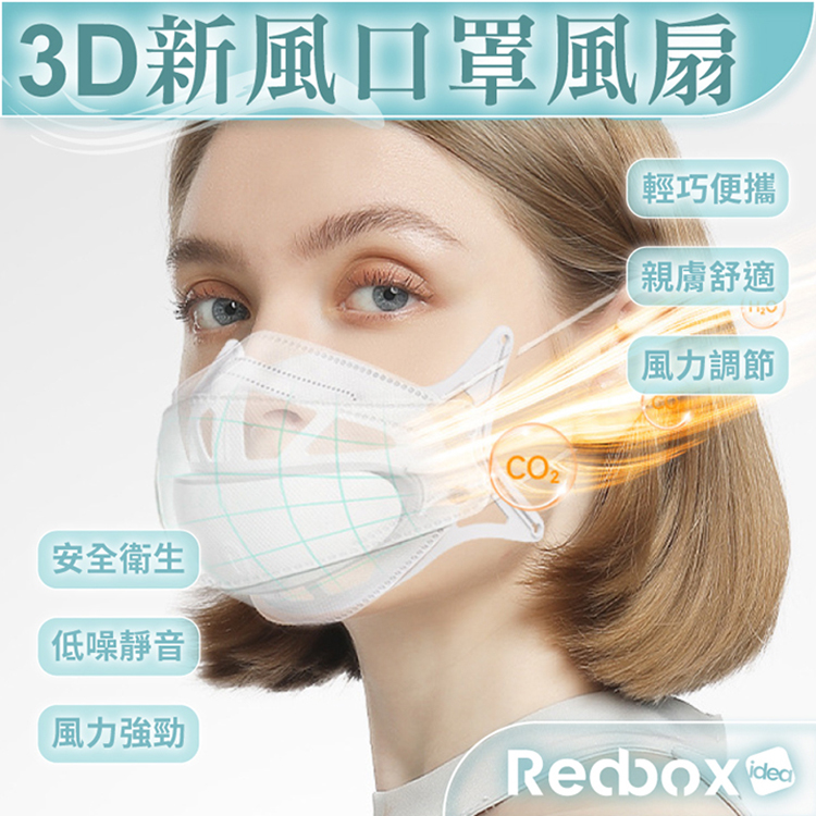 Redbox 3D立體口罩風扇 LLD-F51