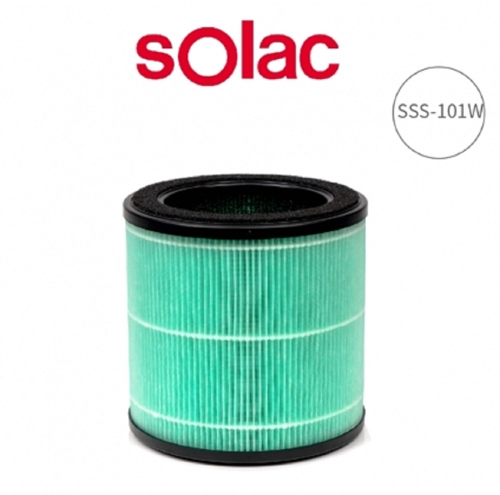 【sOlac】UV抗菌負離子空氣清淨機SSS-101W專用HEPA濾網