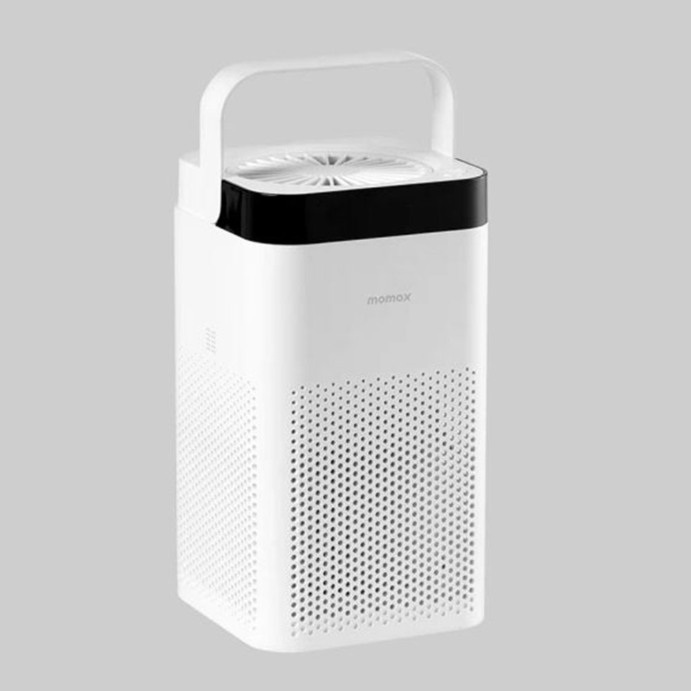【Momax】Momax無線空氣清淨機(攜帶型空氣清淨機UV-C紫外線燈)-優雅白