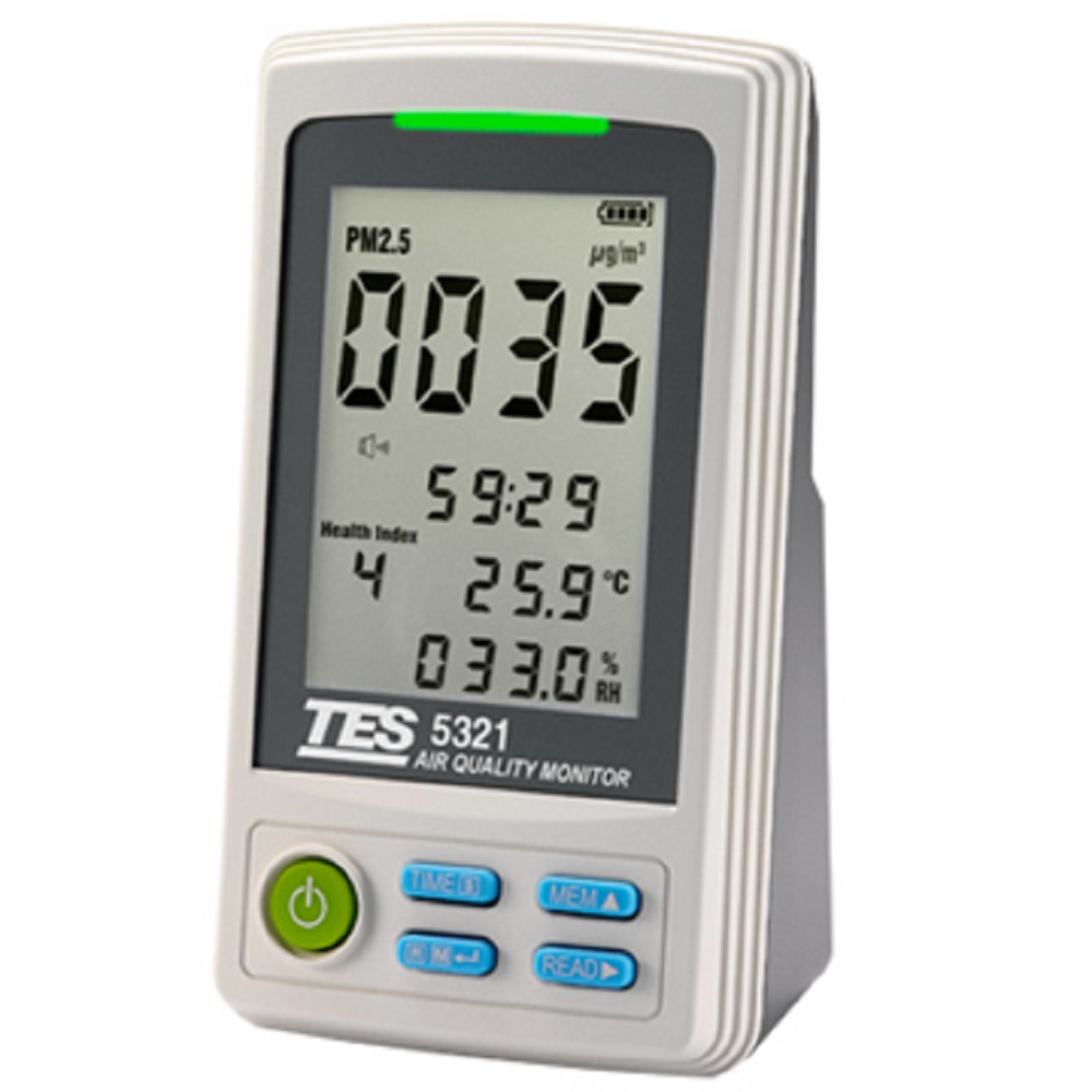 TES泰仕 TES-5321 PM2.5空氣品質監測計 《監測環境的PM2.5濃度》