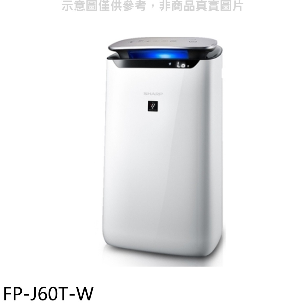 夏普 空氣清淨機【FP-J60T-W】