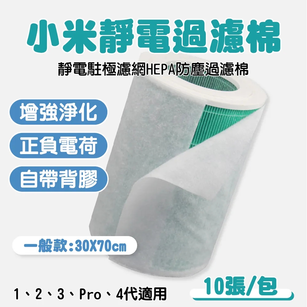 小米空氣淨化器過濾棉【30X70cm】2包
