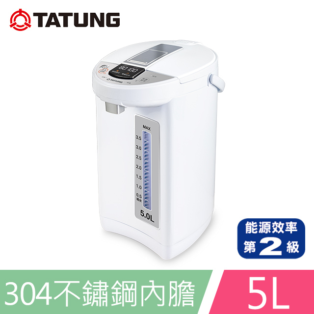 【TATUNG 大同】5L 二級效能電熱水瓶(TLK-572F23A)