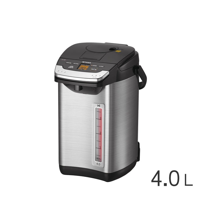 TIGER 虎牌 日本製造無蒸氣節能省電VE真空保溫電熱水瓶 4公升(PIG-A40R)