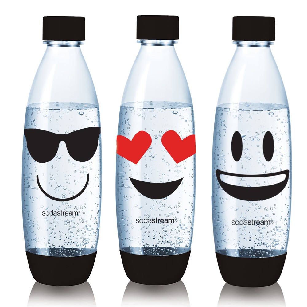 Sodastream emoji水滴寶特瓶1L-3入