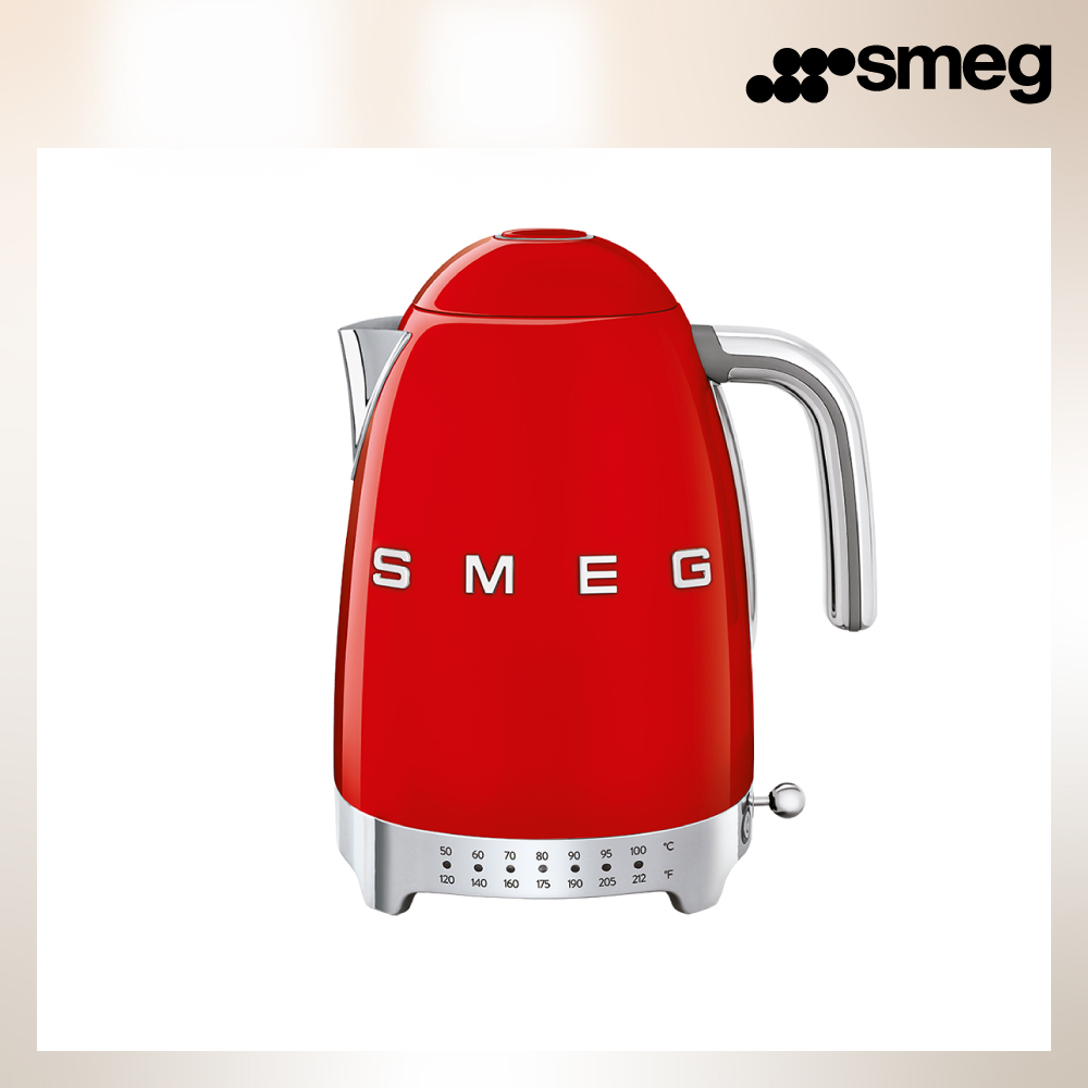 SMEG 義大利控溫式電熱水壺-魅惑紅_KLF04RDUS