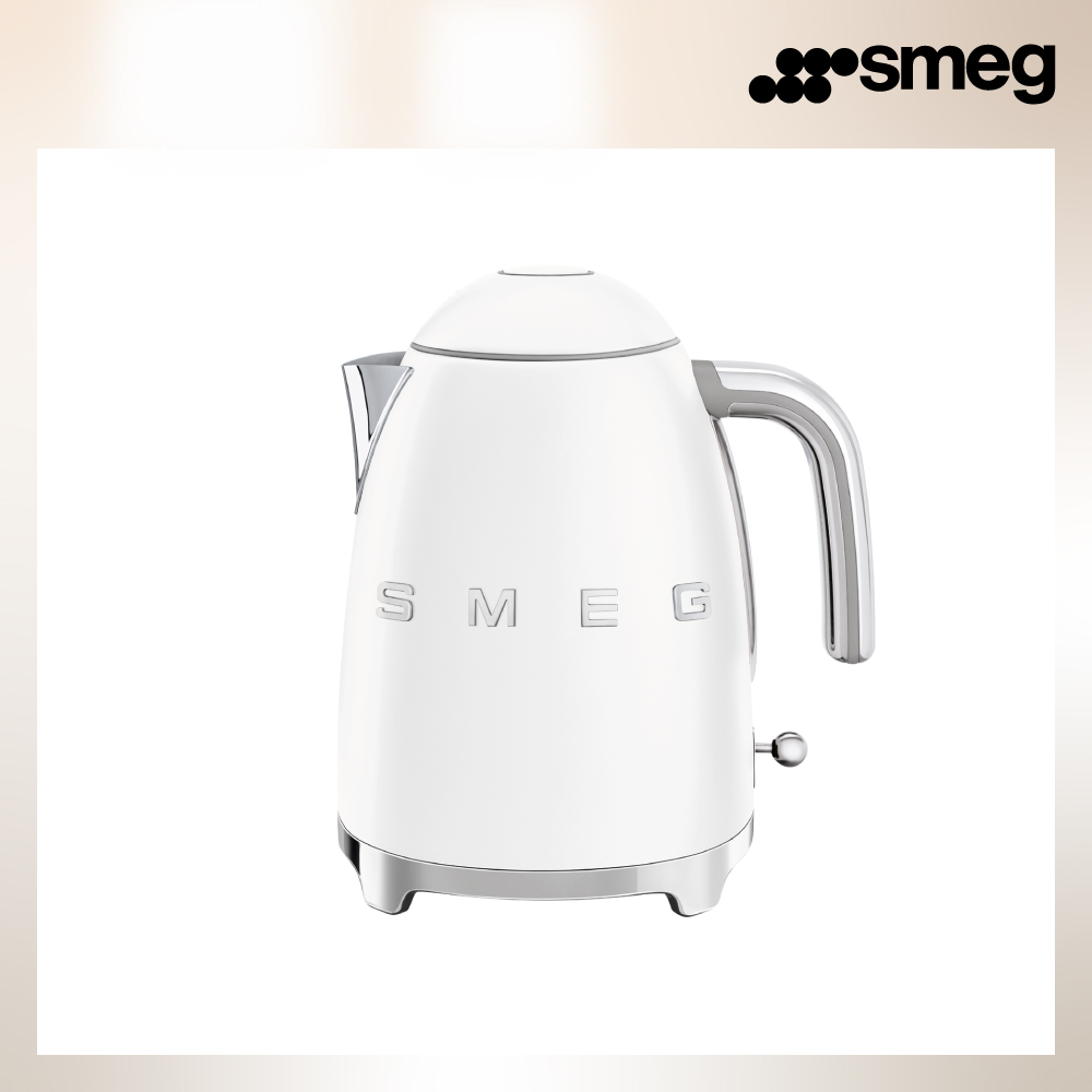 SMEG 義大利1.7L大容量電熱水壺-珍珠白