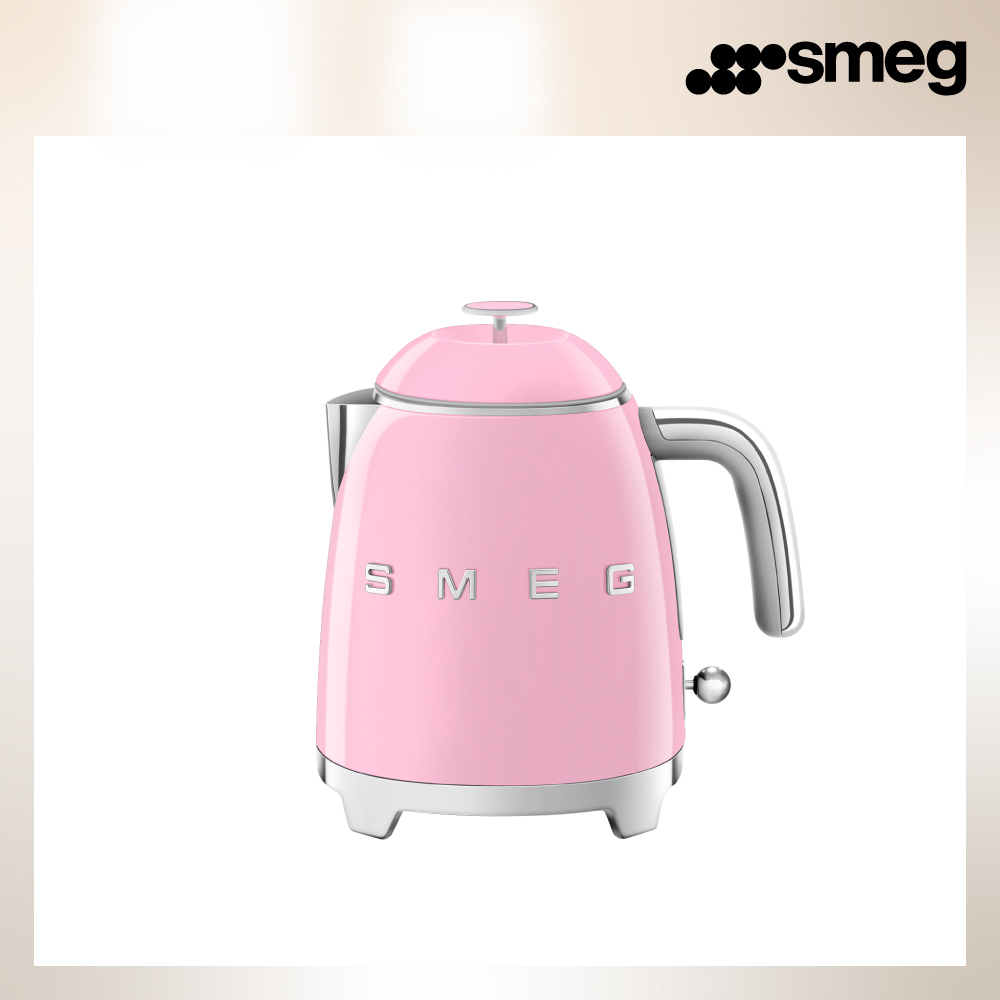 SMEG 義大利迷你電熱水壺-粉紅色_KLF05PKUS