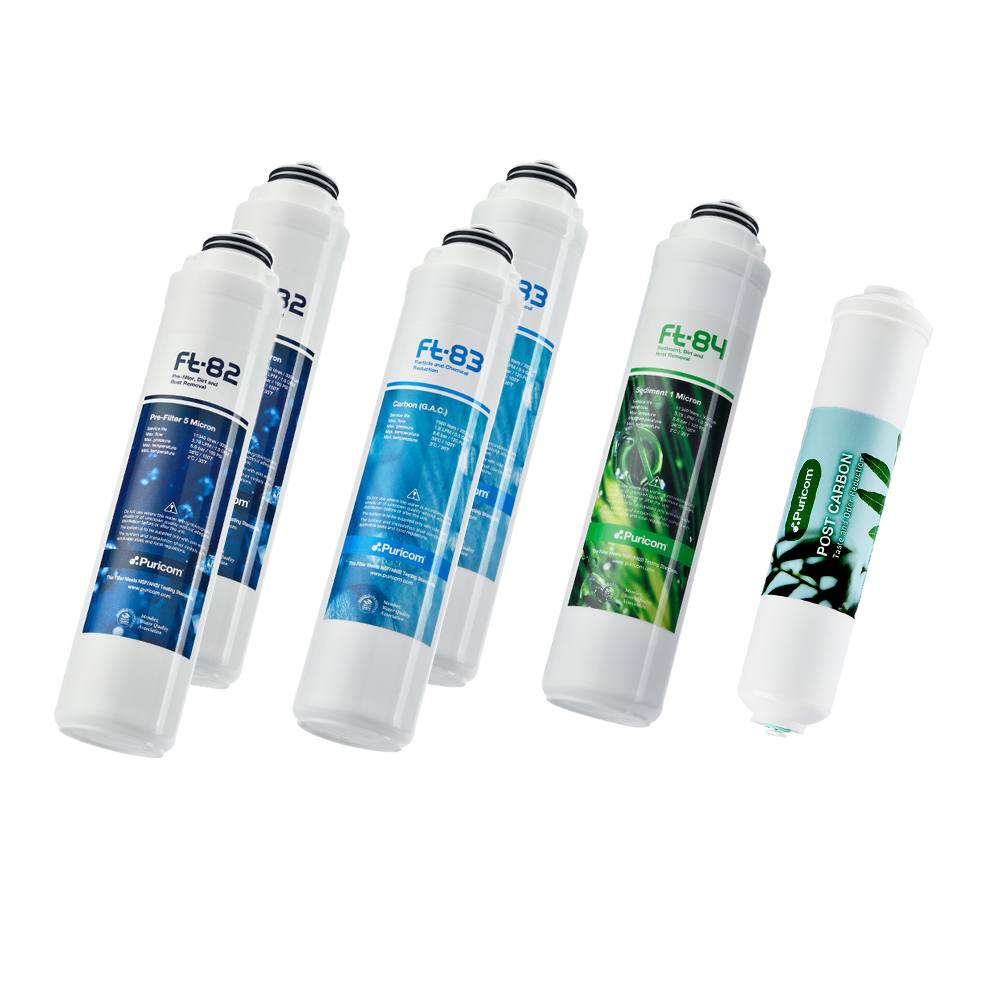 普家康 直輸大流量省力快拆RO淨水器600G 一年份濾心