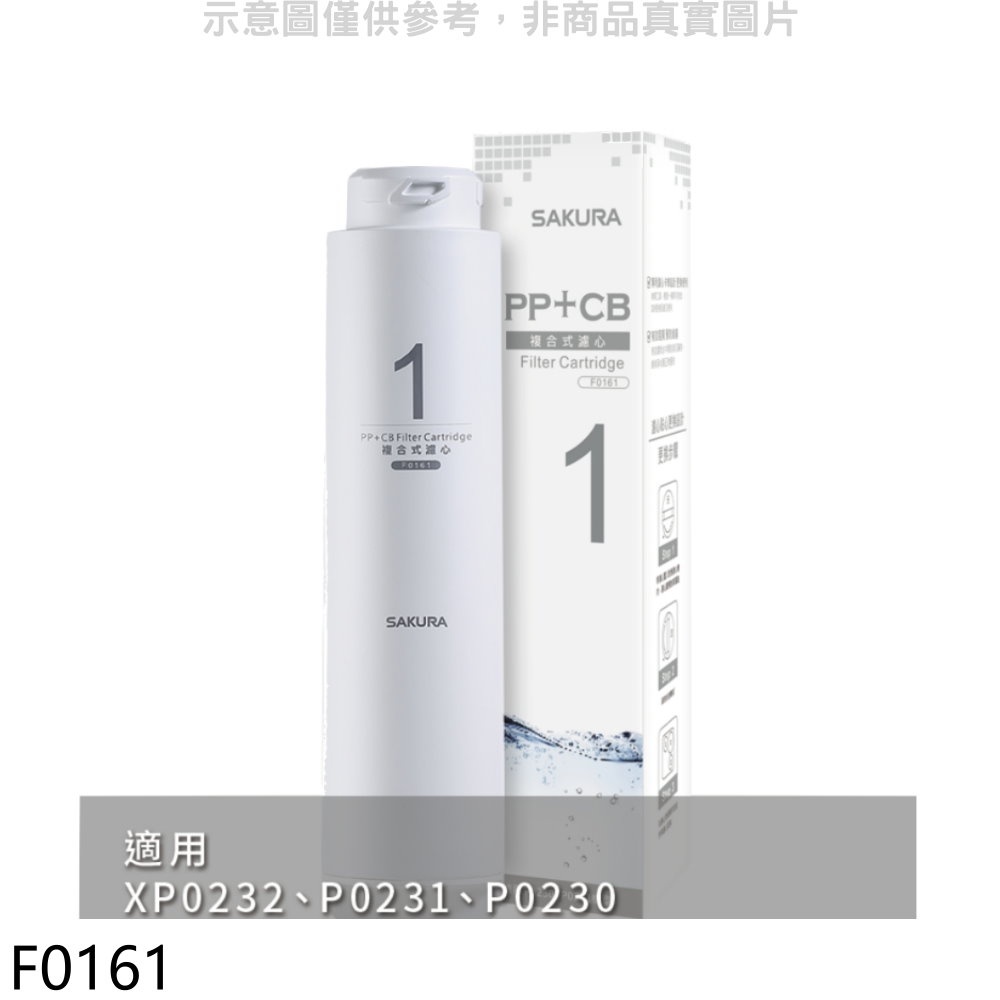 櫻花 複合式(活性碳+PP)第1道適用P0230/P0231濾心【F0161】