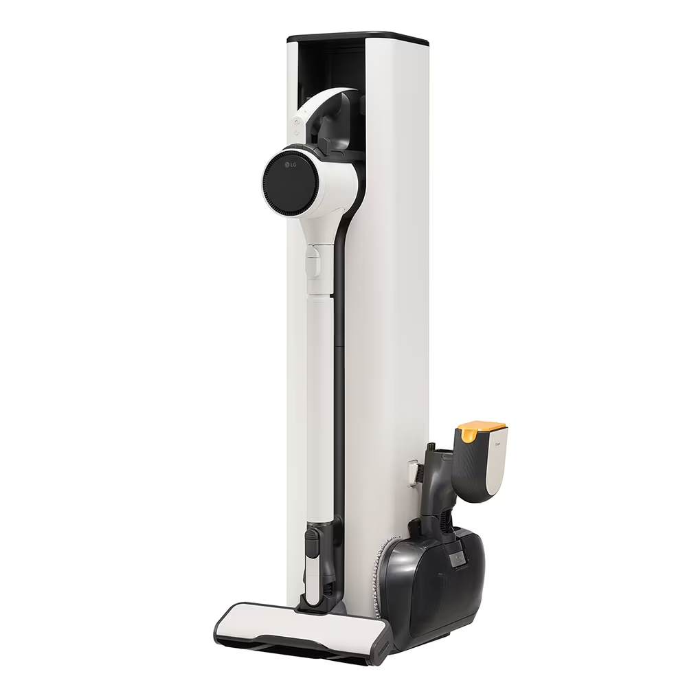 LG 樂金 A9X系列 All-in-One 蒸氣濕拖無線吸塵器 A9X-STEAM 雪霧白