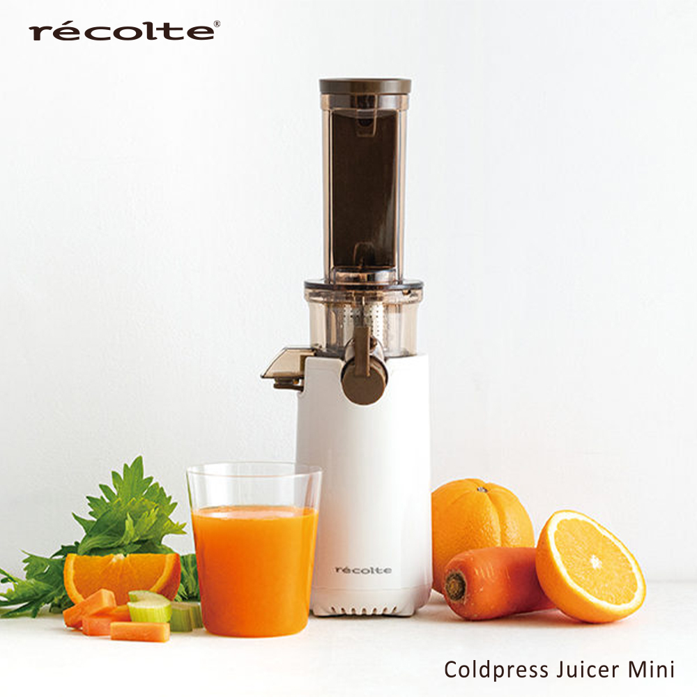 recolte 日本麗克特 Coldpress 冷壓萃取慢磨機 RCJ-1 奶油白