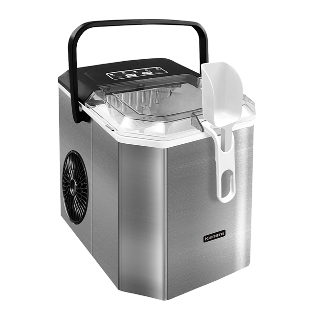 Kamera 佳美能 微電腦全自動 急速製冰機 紅外線滿冰監測 KA-SD12M 提把可攜 附冰杓