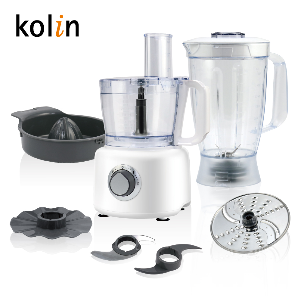 【kolin歌林】七件式神廚多功能食物料理機 KJE-UD5701C(備料神器)