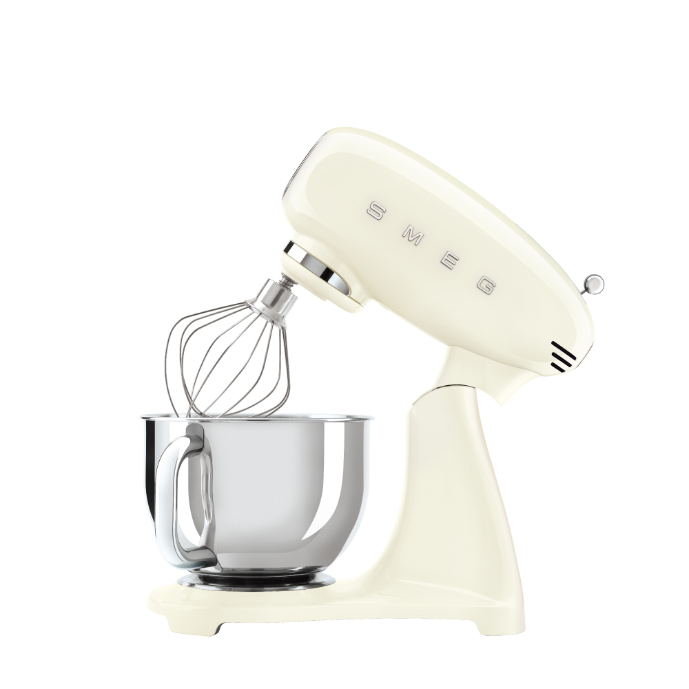 SMEG 義大利復古美學全彩攪拌機-奶油色