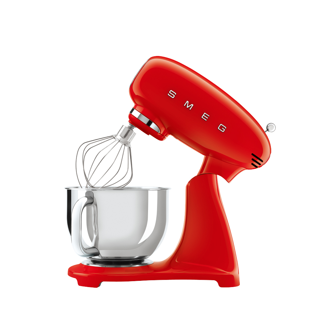 SMEG 義大利復古美學全彩攪拌機-魅惑紅