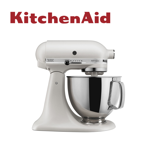 【KitchenAid】4.8公升/5Q桌上型抬頭式攪拌機-奶昔白