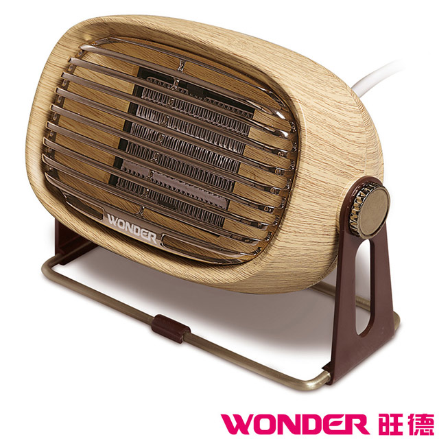 【WONDER 旺德】復古風陶瓷電暖器 (WH-W25F)