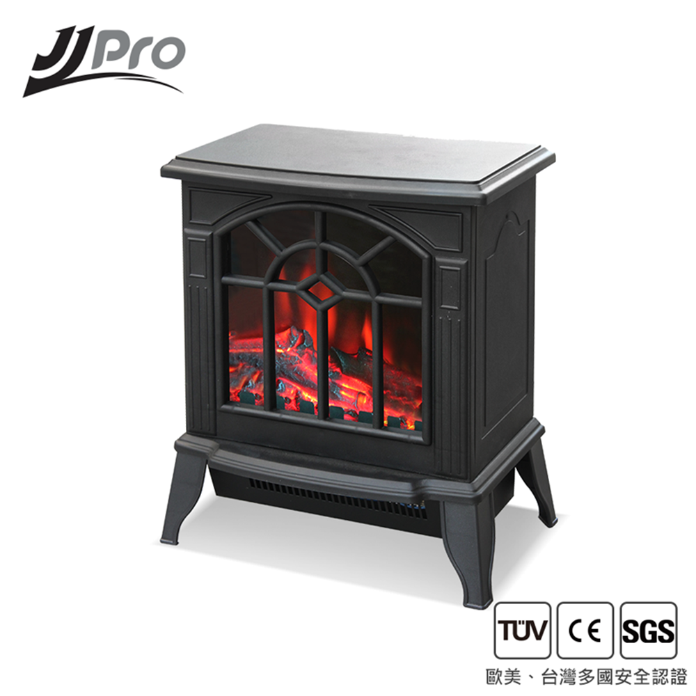 JJPRO 3D擬真碳火壁爐式電暖器